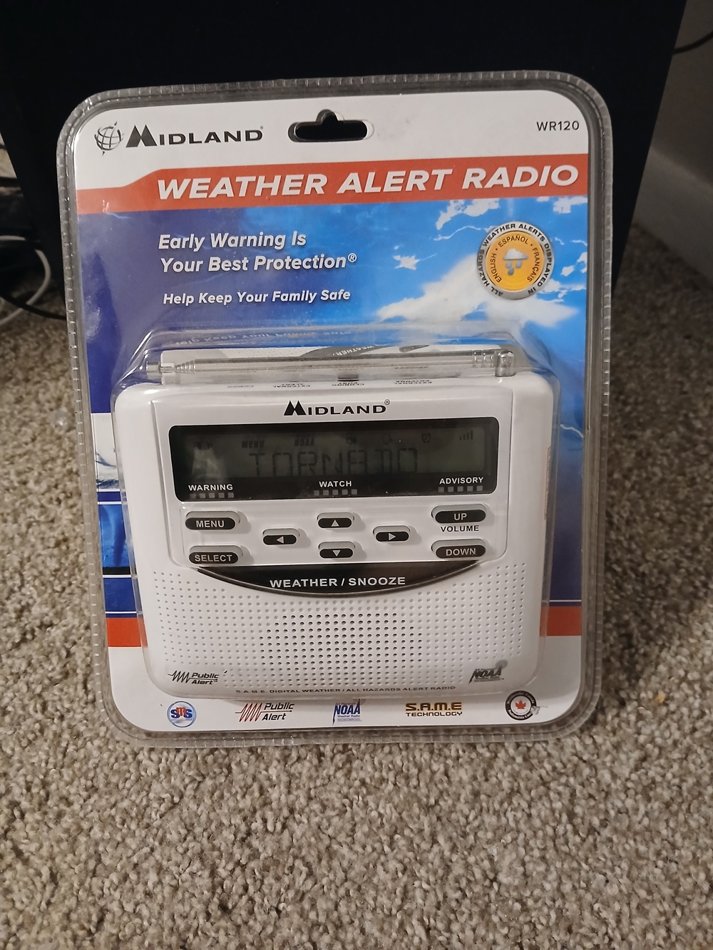Midland Weather Alert Radio Brand New Sealed